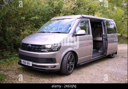 Volkswagen T6 transporter Campervan Banque D'Images