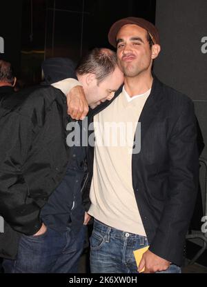 Brian F. O'Byrne et Bobby Cannavale assistent à la représentation nocturne d'ouverture du MCC Theatre de Neil LaBute's 'Reasons to be Pretty' au Lyceum Theatre de New York, sur 2 avril 2009. Crédit photo : Henry McGee/MediaPunch Banque D'Images