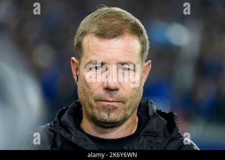 Coach Frank KRAMER (GE), portrait, portrait, portrait, gros plan, Football 1st Bundesliga, 10th match day, FC Schalke 04 (GE) - TSG 1899 Hoffenheim (1899) 0: 3, on 15 octobre 2022 à Gelsenkirchen/Allemagne . © Banque D'Images