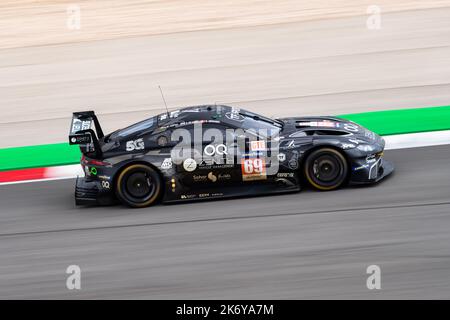 69 AL HARTHY Ahmad (omn), DE HAAN Sam (gbr), SORENSEN Marco (dnk), Oman Racing avec TF Sport, Aston Martin Vantage AMR, action pendant les 4 heures de Portimao 2022, 6th tour de la série européenne le Mans 2022 sur le circuit international de l'Algarve de 23 septembre à 25, à Portimao, Portugal - photo Joao Filipe / DPPI Banque D'Images