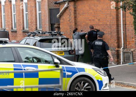Brentwood Essex, Royaume-Uni. 16th octobre 2022. Incident majeur de la police d'Essex Eastfield Road Brentwood Essex. La police d'Essex a été approchée pour commentaire crédit: Ian Davidson/Alay Live News Banque D'Images