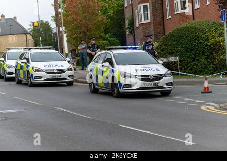 Brentwood Essex, Royaume-Uni. 16th octobre 2022. Incident majeur de la police d'Essex Eastfield Road Brentwood Essex. La police d'Essex a été approchée pour commentaire crédit: Ian Davidson/Alay Live News Banque D'Images