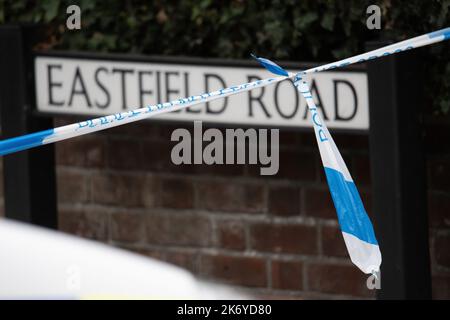 Brentwood Essex, Royaume-Uni. 16th octobre 2022. Incident majeur de la police d'Essex Eastfield Road Brentwood Essex. La police d'Essex a été approchée pour commentaire crédit: Ian Davidson/Alay Live News Banque D'Images