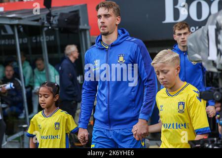 Broendby, Danemark. 16th octobre 2022. Andreas Maxso (5) de Broendby SI vu pendant le match Superliga de 3F entre Broendby IF et le FC Copenhague au stade Brondby. (Crédit photo : Gonzales photo/Alamy Live News Banque D'Images