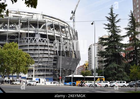 Stade Santiago Bernabeu avant le match du Real Madrid contre Barcelone - El Clasico Banque D'Images