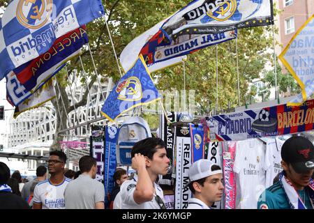 Stade Santiago Bernabeu avant le match du Real Madrid contre Barcelone - El Clasico Banque D'Images