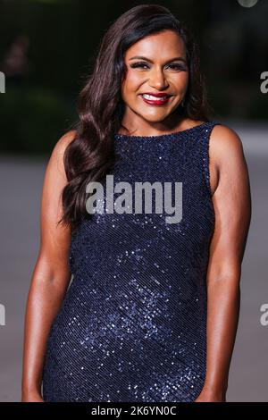 LOS ANGELES, CALIFORNIE, États-Unis - OCTOBRE 15 : Mindy Kaling arrive au Gala annuel 2nd du Musée du mouvement de l'Académie présenté par Rolex au Musée du mouvement de l'Académie sur 15 octobre 2022 à Los Angeles, Californie, États-Unis. (Photo de Xavier Collin/image Press Agency) Banque D'Images