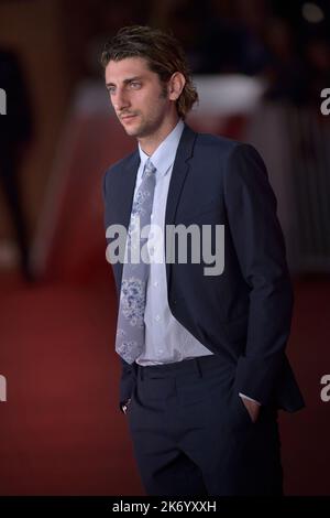 Rome, Italie. 15th octobre 2022. ROME, ITALIE - OCTOBRE 15 : Pietro Castellitto assiste au tapis rouge de 'Rapiniamo il Duce' lors du Festival du film de Rome 17th à l'Auditorium Parco Della Musica on 15 octobre 2022 à Rome, Italie. Credit: dpa/Alay Live News Banque D'Images