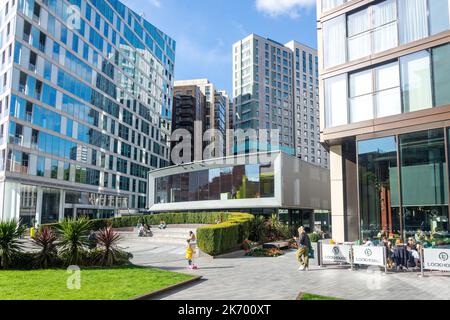 Le Pavillon, Merchant Square, Paddington Basin, Paddington, Cité de Westminster, Grand Londres, Angleterre, Royaume-Uni Banque D'Images