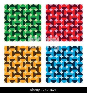 Jeu d'arrière-plans colorés pour fonds d'écran Illustration de Vecteur