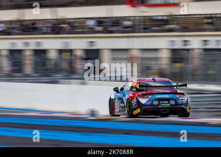 38 BELTOISE Vincent, LEMAITRE Yves, course de Mirage, Alpine A110 GT4, action pendant la ronde 6th du Championnat de France FFSA GT 2022, de 14 octobre à 16 sur le circuit Paul Ricard au Castellet, France - photo Marc de Mattia / DPPI Banque D'Images