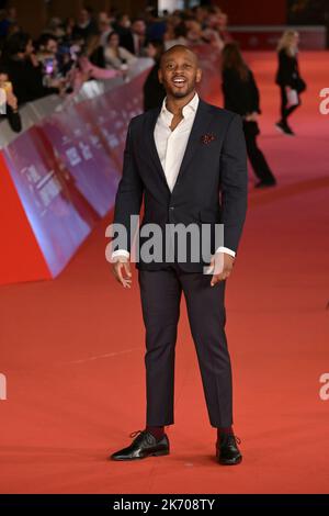 Rome, Italie. 16th octobre 2022. Erik Kole assiste au tapis rouge de Django la série au Festival du film de Rome à l'Auditorium Parco della Musica. Crédit : SOPA Images Limited/Alamy Live News Banque D'Images