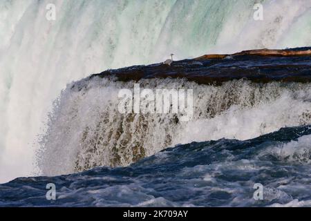 Les chutes américaines du côté américain des chutes du Niagara Banque D'Images