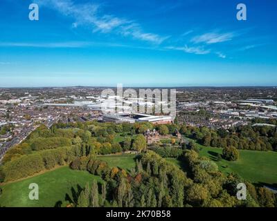 Birmingham, Royaume-Uni. 16th octobre 2022. Vue aérienne de Villa Park pendant le match Premier League Aston Villa vs Chelsea à Villa Park, Birmingham, Royaume-Uni. 16th octobre 2022. (Photo de Phil Bryan/News Images) crédit: News Images LTD/Alay Live News Banque D'Images