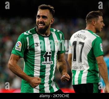 Séville, Espagne. 16th octobre 2022. Match de football espagnol la Liga Betis vs Almeria au stade Benito Villamarin, Séville 16 octobre 2022 900/Cordin Press Credit: CORDIN PRESS/Alay Live News Banque D'Images