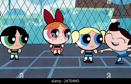 BUTTERCUP,BLOSSOM,bulles, les Powerpuff Girls, 2002 Banque D'Images