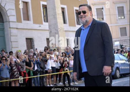 Rome, Italie. 15th octobre 2022. Russell Crowe assiste au tapis rouge de Russell Crowe à Alice Nella Città lors du Festival du film de Rome 17th à l'Auditorium della Conciliazione, samedi, 15 octobre 2022 à Rome, Italie. Photo de Rocco Spaziani/UPI crédit: UPI/Alay Live News Banque D'Images