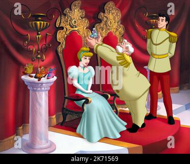 CENDRILLON, ROI, CHARMANTE, CENDRILLON II : LES RÊVES DEVIENNENT RÉALITÉ, 2002 Banque D'Images