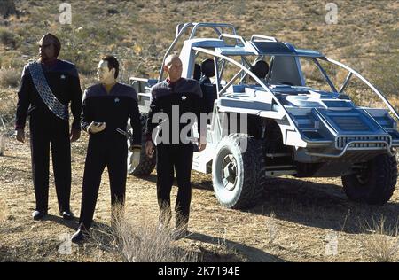 MICHAEL DORN, Brent Spiner, PATRICK STEWART, Star Trek : Nemesis, 2002 Banque D'Images