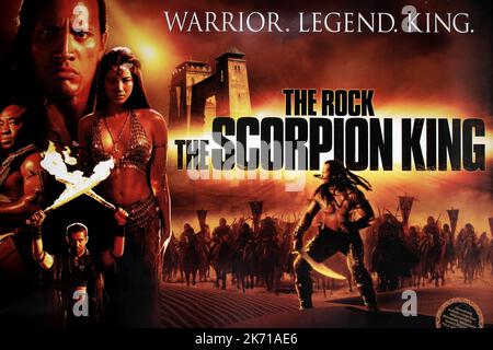 POSTER DU FILM, THE SCORPION KING, 2002 Banque D'Images