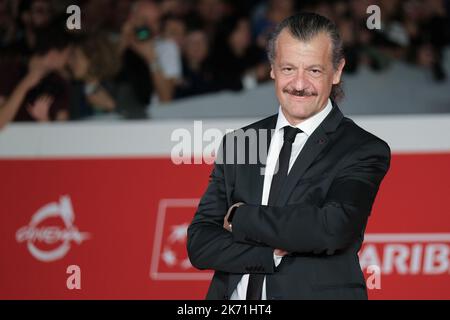 16 octobre 2022, Roma, Rome, Italie: Le producteur Gennaro Coppola pour ''il maledetto'' film sur tapis rouge pendant les 4th jours du Festival du film de Rome. (Credit image: © Elena Vizzoca/Pacific Press via ZUMA Press Wire) Banque D'Images