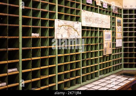 Boîtes de tri de courrier de l'état de l'Illinois à l'état de Washington Banque D'Images