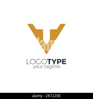 Logo VT Illustration de Vecteur
