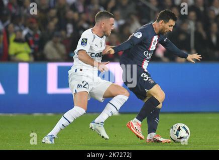 Paris, France. 16th octobre 2022. Lors de la Ligue 1, Uber Eats Match Paris Saint-Germain v Olympique de Marseille au stade du Parc des Princes sur 16 octobre 2022 à Paris, France. Photo de Christian Liewig/ABACAPRESS.COM crédit: Abaca Press/Alay Live News Banque D'Images