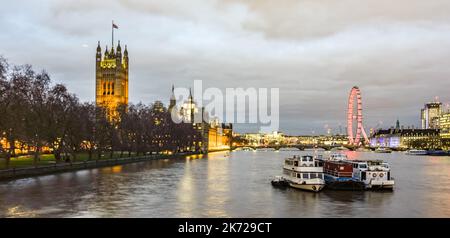 La page officielle Big Ben pour le Parlement britannique. Banque D'Images