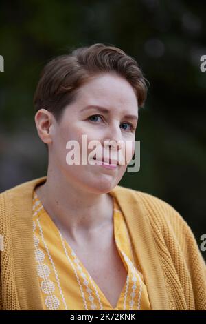 Portrait of smiling woman Banque D'Images
