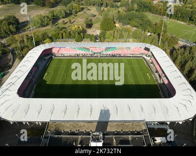 Nimègue, 21th septembre 2022, pays-Bas. Le stade de football Goffertstadion de Goffert dans la ville néerlandaise de Nimègue . la maison de Banque D'Images