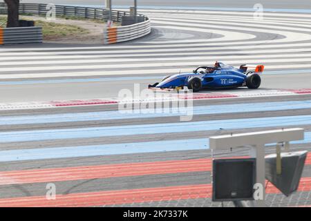 Championnat de France F4 Paul Ricard, le Castellet, FRANCE, 16/10/2022 Florent 'MrCrash' B. Banque D'Images