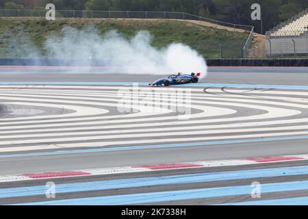 Championnat de France F4 Paul Ricard, le Castellet, FRANCE, 16/10/2022 Florent 'MrCrash' B. Banque D'Images