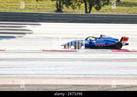 Championnat de France F4 Paul Ricard, le Castellet, FRANCE, 16/10/2022 Florent 'MrCrash' B. Banque D'Images