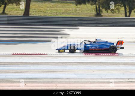 Championnat de France F4 Paul Ricard, le Castellet, FRANCE, 16/10/2022 Florent 'MrCrash' B. Banque D'Images