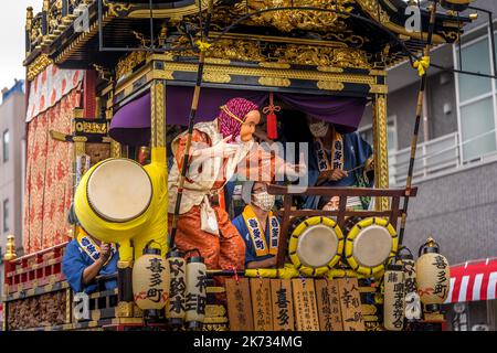 Festival Kawagoe (Matsuri) à Saitama, Japon Banque D'Images