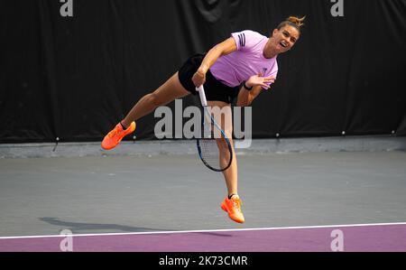 Guadalajara, Mexique - 15 octobre 2022, Maria Sakkari de Grèce pendant la pratique avant le tournoi de tennis ouvert de Guadalajara 2022 Akron WTA 1000 sur 15 octobre 2022 à Guadalajara, Mexique - photo: Rob Prange/DPPI/LiveMedia Banque D'Images