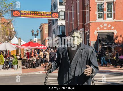 Salem, ma, US-9 octobre 2022 : l'événement annuel Hausnted Happenings qui a eu lieu au cours du mois d'octobre. Banque D'Images