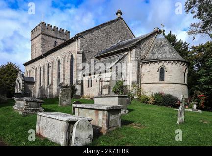 St. L'église de Marie Hay-on-Wye Banque D'Images