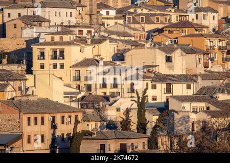 Vaste paysage urbain de Tolède, Espagne Banque D'Images