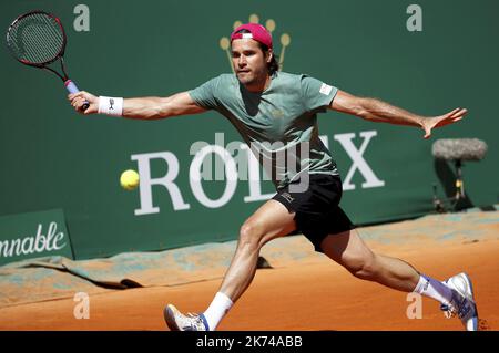 Tommy Haas en action contre Tomas Berdych en République tchèque Banque D'Images