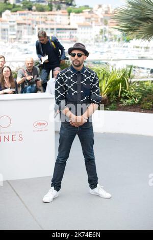 Jr participe au photocall 'visages, lieux (visites, villages)' lors du Festival annuel du film de Cannes 70th au Palais des Festivals Banque D'Images