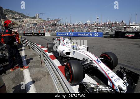 19 Felipe Massa (Williams) Monaco Grand Prix de Formule 1 au circuit de Monte Carlo à Monaco, sur 28 mai 2017 Banque D'Images