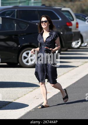 Robin Tunney à Beverly Hills Banque D'Images