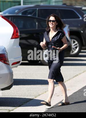 Robin Tunney à Beverly Hills Banque D'Images