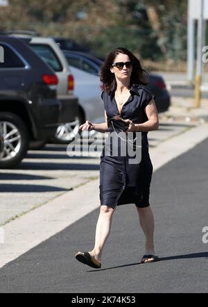 Robin Tunney à Beverly Hills Banque D'Images