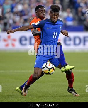 Kingsley Coman en France Banque D'Images