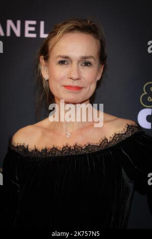 Sandrine Bonnaire participe à la fête des révélations de César 2018 au petit Palais sur 15 janvier 2018 à Paris, France Banque D'Images