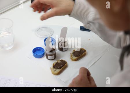 Ferrero usine, qui produit Nutella et Bueno. Banque D'Images