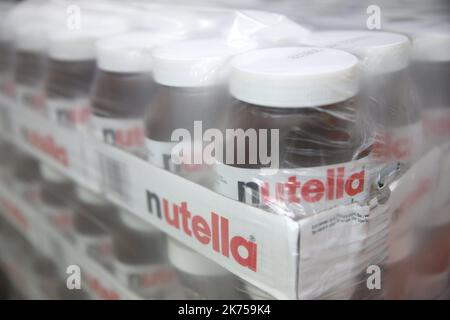 Ferrero usine, qui produit Nutella et Bueno. Banque D'Images